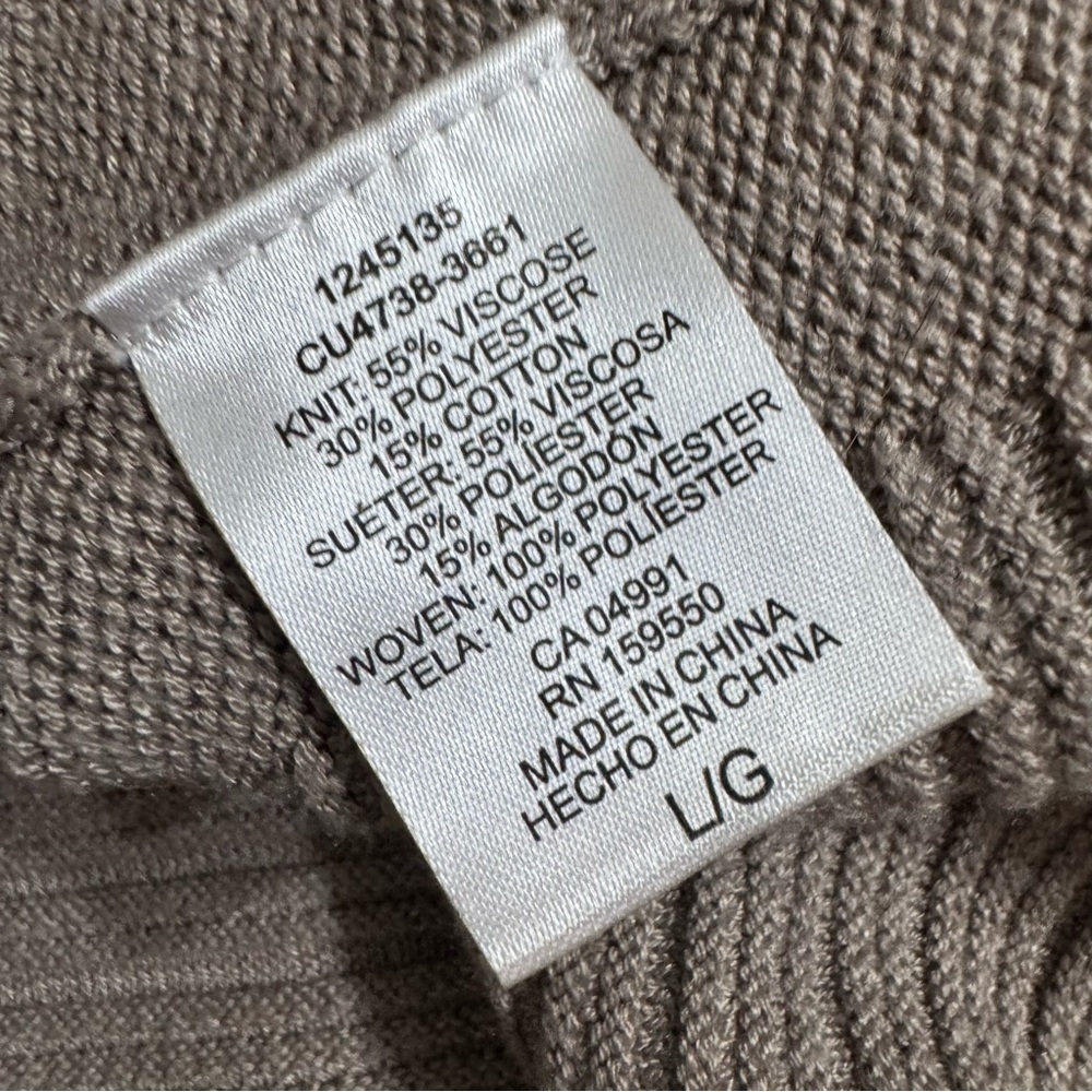 HILARY RADLEY LAYERED SWEATER SIZE LARGE - Picture 6 of 8